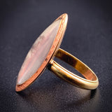Antique Georgian 14K, 12K & Hand Painted Mourning Conversion Ring