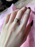 Antique 10K & Diamond Ring