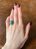 Antique 10K & Persian Turquoise Ring