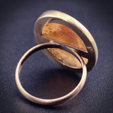 Antique 9K & Carved Shell Cameo Conversion Ring