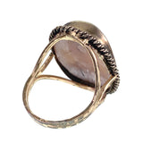 Antique 18K, 14K & Carved Cameo Charles X Conversion Ring