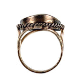 Antique 18K, 14K & Carved Cameo Charles X Conversion Ring