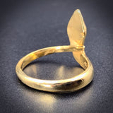 SOLD Vintage 18K & Diamond Snake Ring