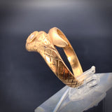 SOLD Vintage 9K & Diamond Snake Ring