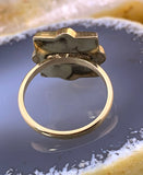 Antique 14K & Enamel Greek Revival Conversion Ring
