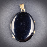 Antique 14K & Enamel Mourning Locket