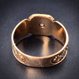 Antique 10K & Diamond Ring
