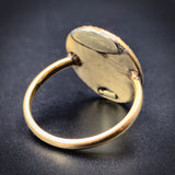 Antique 14K, 10K & Enamel Conversion Ring