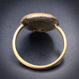 Antique 14K, 10K & Enamel Conversion Ring