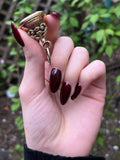 Antique 16K & Citrine Watch Fob