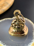 Antique 16K & Citrine Watch Fob