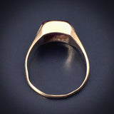 Antique 10K & Ruby Eastern Star Ring