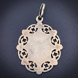 Antique Silver & Vermeil Religious Medal