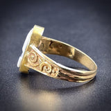 Antique 18K, 14K & Carved Cameo Conversion Ring