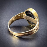 Antique 18K, 14K & Carved Cameo Conversion Ring