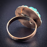 Antique 10K & Persian Turquoise Ring