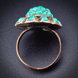 Antique 10K & Persian Turquoise Ring