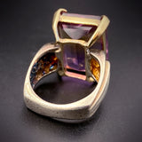Estate 14K, Silver & Ametrine Ring