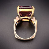Estate 14K, Silver & Ametrine Ring