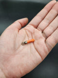 Antique Silver & Carved Coral Figa Charm