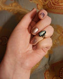Antique 14K Hardstone Cameo Ring