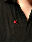 14K & Enamel Ladybug Pin/Brooch