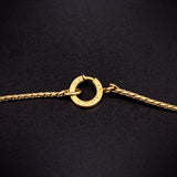 Victorian Revival 12K Gold-Filled Triple Cameo Necklace