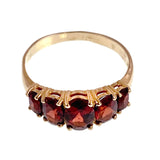 Antique 14K & Garnet Ring