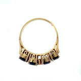 Vintage 14k, Sapphire & Diamond Ring
