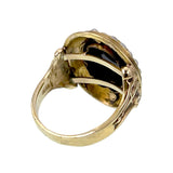 Antique 14K, Pearl & Carved Cameo Conversion Ring