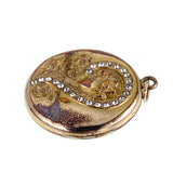 Antique Art Nouveau Gold Filled Question Mark Locket Pendant