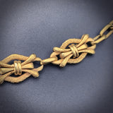Antique 14K Fancy Link Fob Chain