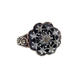 Antique 14K, Silver & Diamond Conversion Ring