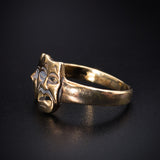 Koven Kreation 14K Gold Comedy & Tragedy Replica Ring