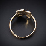 Koven Kreation 14K Gold Comedy & Tragedy Replica Ring