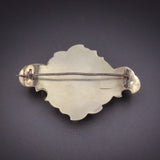 10K Gold Swirl Victorian Repousse Brooch
