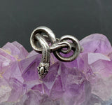14K Gold & Emerald Museum Replica Snake Ring