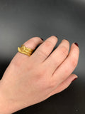 Sold Estate 18K Gold Snake Band Ring