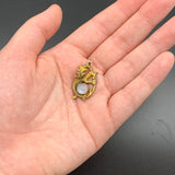Koven Kreation 14K & Gemstone Replica Dragon Pendant