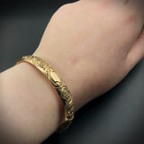 Antique Gold Filled Bangle Bracelet TLJ