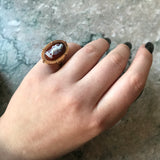 Antique 18K, 14K & Carved Hardstone Cameo Conversion Ring