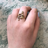 Koven Kreation 14K Custom Replica Snake Ring