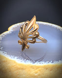 Antique Art Nouveau 14K Gold Filled Fleur de Lis Conversion Ring