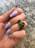 Vintage 18K & Enamel Snake Ring TLJ