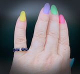 Vintage 14k, Sapphire & Diamond Ring