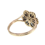 Antique 14K, Opal & Garnet Conversion Ring