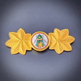 Antique Egyptian Revival 14K & Micromosaic Scarab Brooch