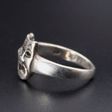 Koven Kreation Sterling Silver Comedy & Tragedy Replica Ring