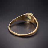ANTIQUE 14K & Opal Belcher Setting Ring