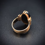 Antique 14K Hardstone Cameo Ring